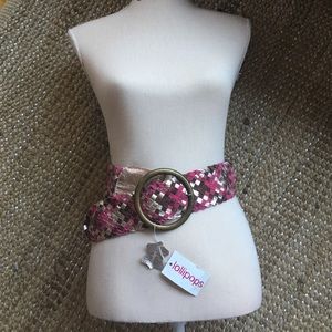 Lollipops Paris leather belt